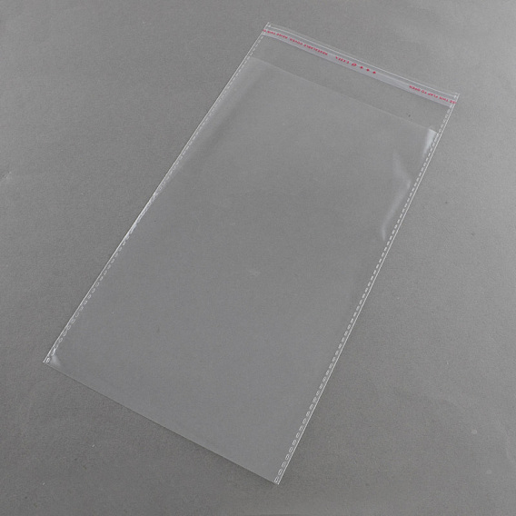 Opp sacs de cellophane, rectangle, 14x27 cm