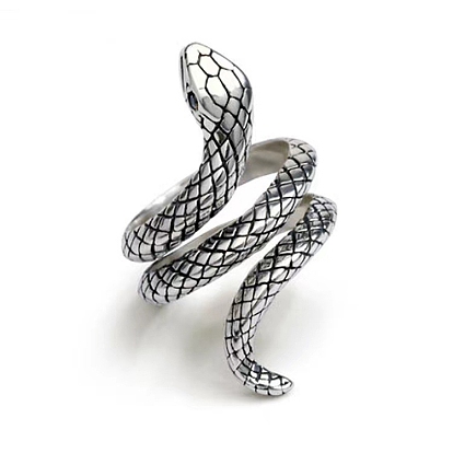 Swan/Snake/Cat Alloy Cuff Rings, Knitting Loop Crochet Loops, Yarn Guide Finger Holder