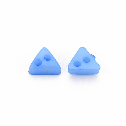 2-Hole Plastic Buttons, Triangle