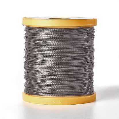 Round Waxed Polyester Cord, Micro Macrame Cord, Leather Sewing Thread, for Bracelets Jewelry Making, Beading Crafting Macrame