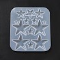 DIY Silicone Cabochon Molds, Resin Casting Molds, for UV Resin, Epoxy Resin Jewelry Making, Heart/Moon/Star/Rectangle/Hexagon/Oval/Square