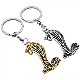 Ford Cobra Keychain Snake Totem Key Ring Creative Animal Cobra Pendant Gift
