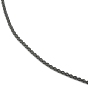 304 bracelet de cheville en chaîne serpentine en acier inoxydable