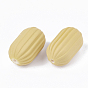 Perles ondulées acryliques de style caoutchouté, colonne