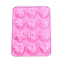 Flower DIY Silicone Fondant Molds, Resin Casting Molds, for Chocolate, Candy, UV Resin, Epoxy Resin Craft Making