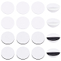 BENECREAT 160Pcs 2 Colors EVA Foam Pad Sticker, with Double Self-Adhesive, for Anti Slip Accessories, Flat Round