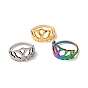 201 Stainless Steel Crown Thick Finger Ring for Women