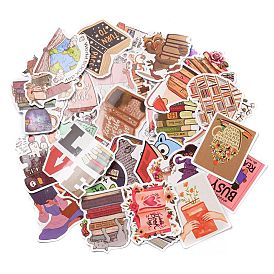 50 Sheets Paper Book Stickers