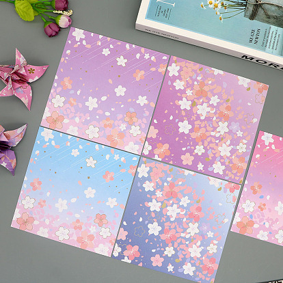 Sakura/Constellation/Human Pattern Origami Paper, Handmade Folding Paper, for Kids School DIY and Arts & Crafts