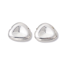 Alloy Triangular Beads, Long-Lasting Plated