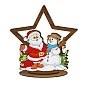 Diy рождественский настольный дисплей орнамент алмазная живопись комплект, включая сумку со стразами из смолы, алмазная липкая ручка, тарелка для подноса и клейкая глина, звезда/круг/дерево