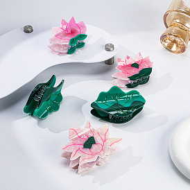Cellulose Acetate Claw Hair Clips, Hair Accessories for Women & Girls