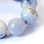 Sodalite naturelle rangées de perles rondes