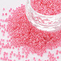12/0 Imitation Jade Glass Seed Beads, Opaque Colours Luster, Round
