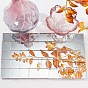 Mirror Glass Mosaic Tiles, for Home Decoration Crafts Jewelry Making, Square
