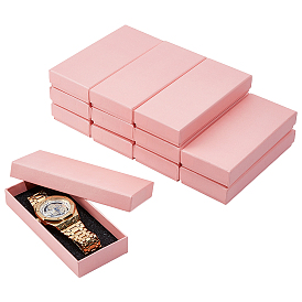 Paper Jewelry Watch Packing Boxes, Rectangle