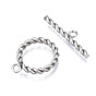 201 Stainless Steel Toggle Clasps, Ring