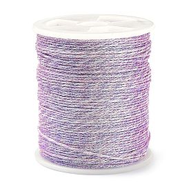 17M Rainbow Color Polyester Sewing Thread, 9-Ply Polyester Cord for Jewelry Making