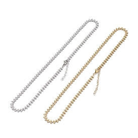 304 Stainless Steel Cobs Chain Necklace for Men Women