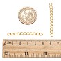 Удлинитель железной цепи, с удлинением цепи, без кадмия и без свинца, для браслетов, 45~55x3.5 мм