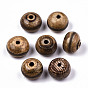 Tibetan Style dZi Beads, Natural Agate Beads, Dyed & Heated, Rondelle