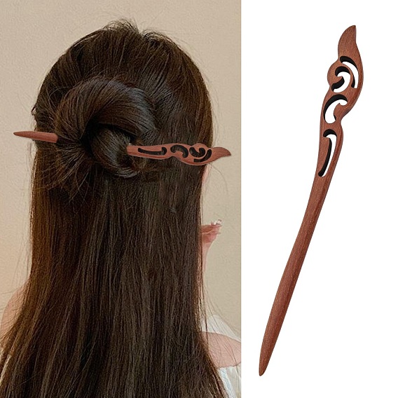 Swartizia Spp Wood Hair Sticks, Dyed