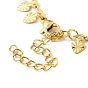Brass Link Chain Bracelet for Women, Lead Free & Cadmium Free & Nickel Free