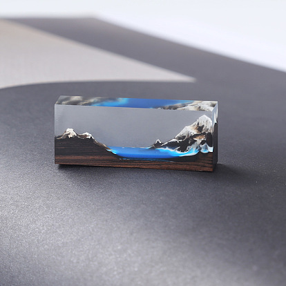 Unfinished Sandalwood Mountain, for DIY Epoxy Resin, UV Resin Jewelry Decoration Making