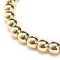 Synthetic Hematite Round Beaded Stretch Bracelet, Gemstone Jewelry for Women