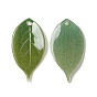 Opaque Resin Pendants, Leaf