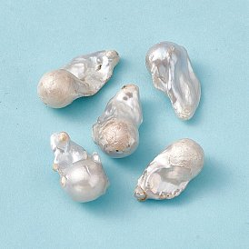 Baroque Natural Keshi Pearl Beads, Nuggets