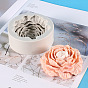 Flower Shape DIY Candle Silicone Molds, for Scented Candle Making