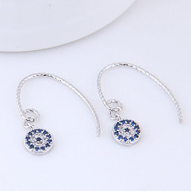 Chic and Elegant Zirconia Inlaid Stud Earrings for Women with Sweet OL Style