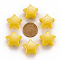 Opaque Acrylic Beads, Pearlized, Star