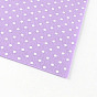 Feutre aiguille de broderie de tissu non tissé imprimé de motif de pois pour l'artisanat de bricolage, 30x30x0.1 cm, 50 pcs / sac