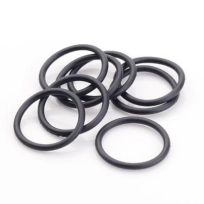 Rubber O Ring Connectors, Linking Ring, 21x1.5~2mm, Inner Diameter: 18mm