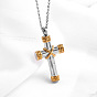 Ожерелье с подвеской в виде креста, 316l мемориальные украшения из нержавеющей стали для женщин