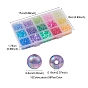 870Pcs 15 Colors  Acrylic Beads, Round