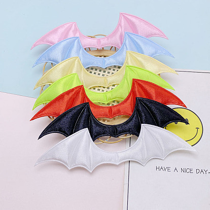 Bat Wing Shape Sew on Double-sided Satin Ornament Accessories, DIY Sewing Craft Decoration