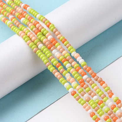 Glass Seed Bead Strands, Round Hole, Round