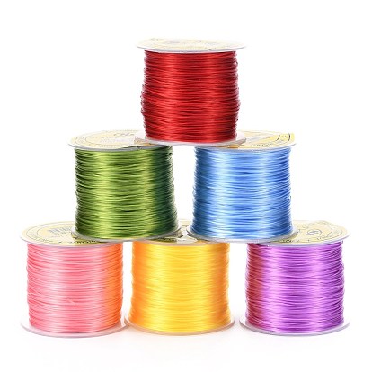 Japanese Flat Elastic Crystal String, Polyester Thread, for Stretch Bracelets Gemstone Jewelry Making