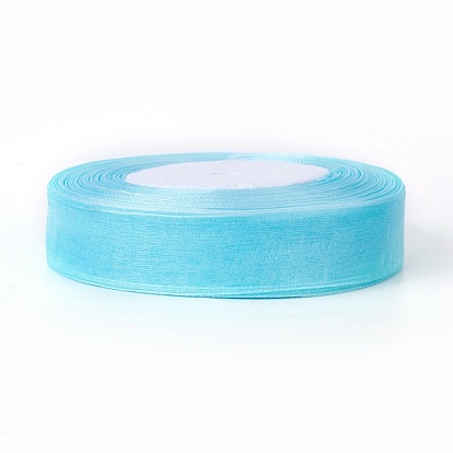 Sheer Organza Ribbon, Wide Ribbon for Wedding Decorative, 20mm