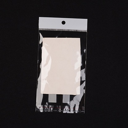 Pochettes de cellophane, 15x10 cm, trou: 0.6 cm, épaisseur unilatérale: 0.0035 mm