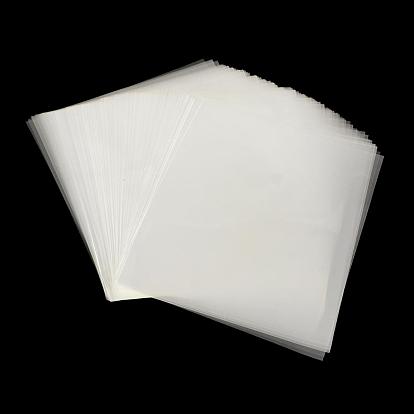 Rectangle Opp Plastic Sheets for Enamel Crafts