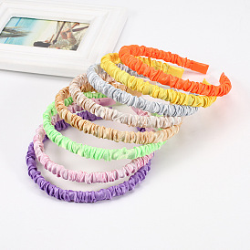 Minimalist Pleated Hairband in Bright Colors for Spring/Summer - HYC579