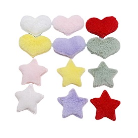 Cute Stuffed Star/Heart Cloth Ornament Accessories, Hair Accessories