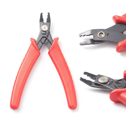 45# Carbon Steel Jewelry Pliers for Jewelry Making Supplies, Crimper Pliers for Crimp Beads, Wire Cutter