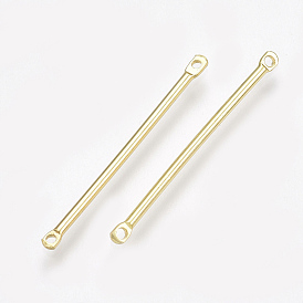 Brass Links Connectors, Real 18K Gold Plated
