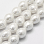 Shell Pearl Beads Strands, Drop