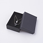Natural Lava Rock Brass Two-Tiered Necklaces, Double Layer Necklaces, with Brass Micro Pave Cubic Zirconia Pendant, Triangle